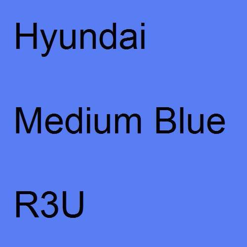 Hyundai, Medium Blue, R3U.